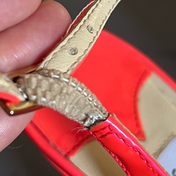 Jimmy Choo Vibrant Pink Slingback Heels Size 36.5 - Picture 8 of 9